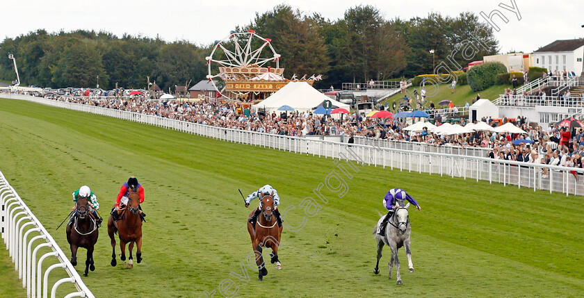 Highland-Rocker-0001 
 HIGHLAND ROCKER (right, Robert Havlin) beats WITHOUT REVENGE (2nd right) in The Chichester City Handicap
Goodwood 29 Aug 2021 - Pic Steven Cargill / Racingfotos.com