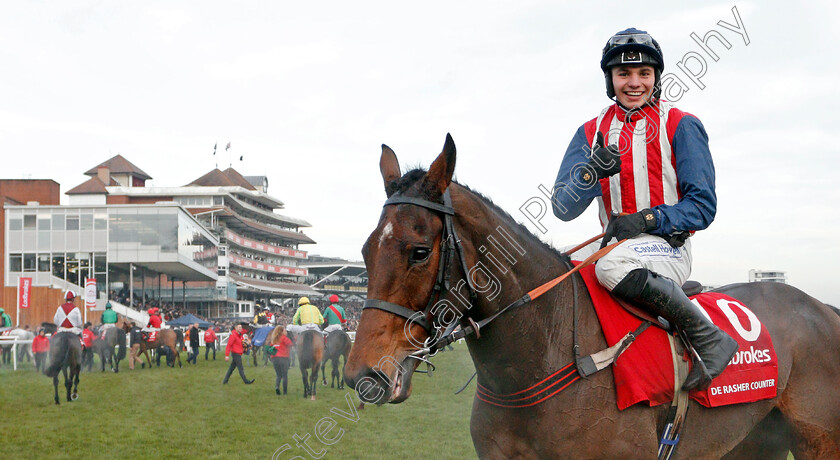 De-Rasher-Counter-0019 
 DE RASHER COUNTER (Ben Jones) after The Ladbrokes Trophy Handicap Chase
Newbury 30 Nov 2019 - Pic Steven Cargill / Racingfotos.com