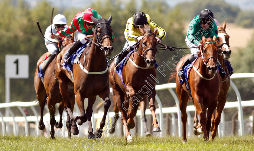 Clon-Coulis-0002 
 CLON COULIS (left, Ben Curtis) wins The Weatherbys General Stud Book Pipalong Stakes
Pontefract 10 Jul 2018 - Pic Steven Cargill / Racingfotos.com