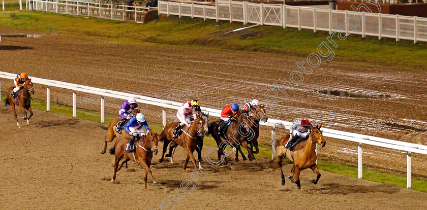 Dawning-0001 
 DAWNING (left, Rob Hornby) beats AL DAWODIYA (right) in The Bet At totesport.com Fillies Novice Stakes Div2
Chelmsford 25 Nov 2019 - Pic Steven Cargill / Racingfotos.com