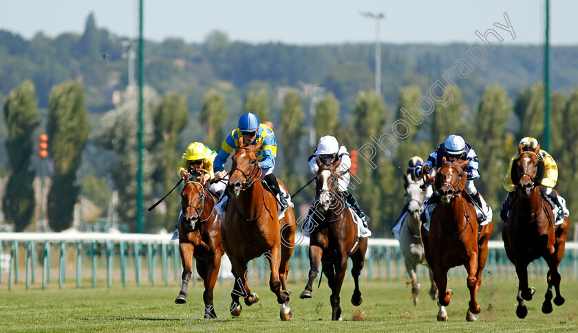 Coeur-De-Pierre-0007 
 COEUR DE PIERRE (T Piccone) wins The Prix du Cercle
Deauville 7 Aug 2022 - Pic Steven Cargill / Racingfotos.com