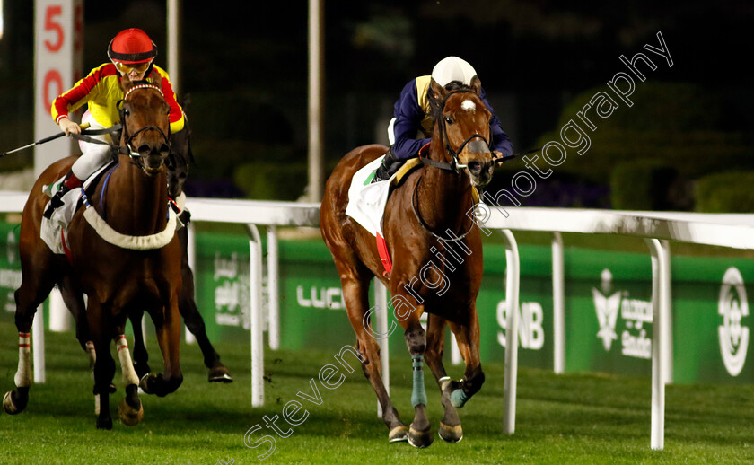 Pagan-0003 
 PAGAN (Luis Saez) wins The International Jockeys Challenge R3
King Abdulaziz Racecourse, Saudi Arabia, 23 Feb 2024 - Pic Steven Cargill / Racingfotos.com