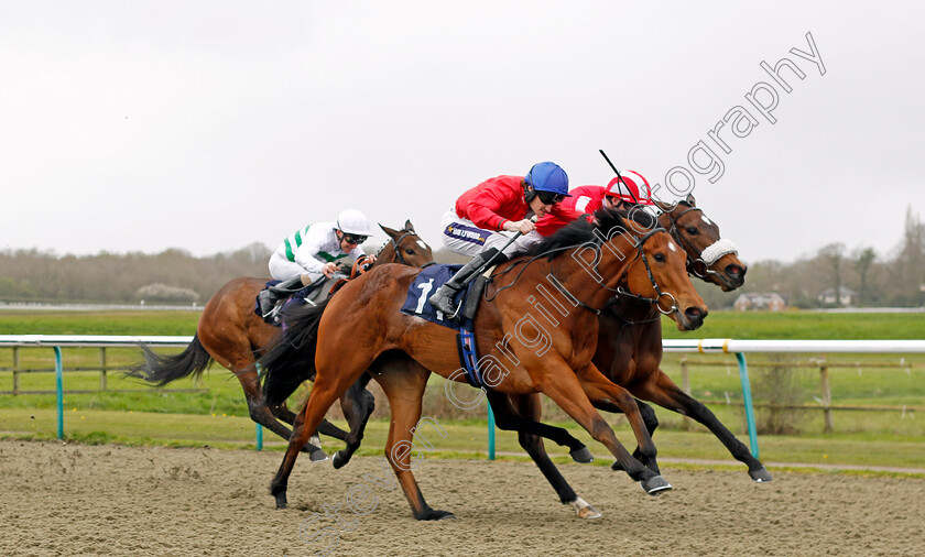 Surveyor-0003 
 SURVEYOR (Daniel Muscutt) wins The Get Raceday Ready Maiden Fillies Stakes
Lingfield 4 Apr 2024 - Pic Steven Cargill / Racingfotos.com