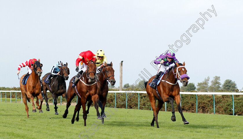 Uber-Cool-0001 
 UBER COOL (Ray Dawson) beats ELEGIAC (left) in The Dan Hague Betting On The Rails Handicap
Yarmouth 20 Sep 2018 - Pic Steven Cargill / Racingfotos.com