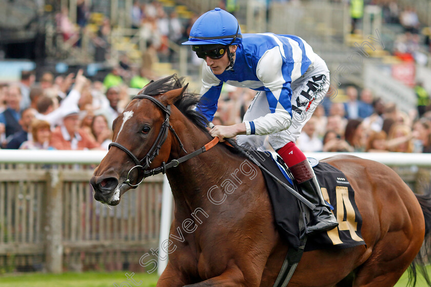 Les-Bleus-0002 
 LES BLEUS (David Egan) wins The British Stallion Studs EBF Restricted Novice Stakes
Newmarket 28 Jul 2023 - Pic Steven Cargill / Racingfotos.com