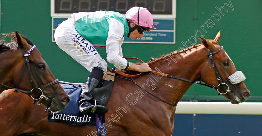 Chaldean-0006 
 CHALDEAN (Ryan Moore) wins The Tattersalls Acomb Stakes
York 17 Aug 2022 - Pic Steven Cargill / Racingfotos.com