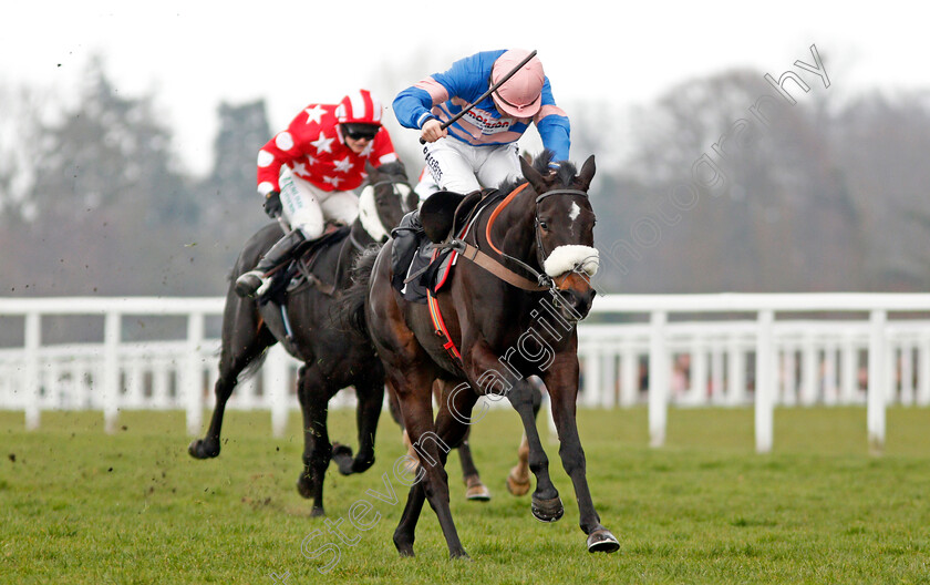 Malaya-0001 
 MALAYA (Sam Twiston-Davies) wins The Sport Relief/GBR Billion Steps Challenge Juvenile Handicap Hurdle 25 Mar 2018 - Pic Steven Cargill / Racingfotos.com