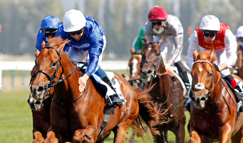 Space-Blues-0012 
 SPACE BLUES (William Buick) wins The Prix Maurice De Gheest
Deauville 9 Aug 2020 - Pic Steven Cargill / Racingfotos.com