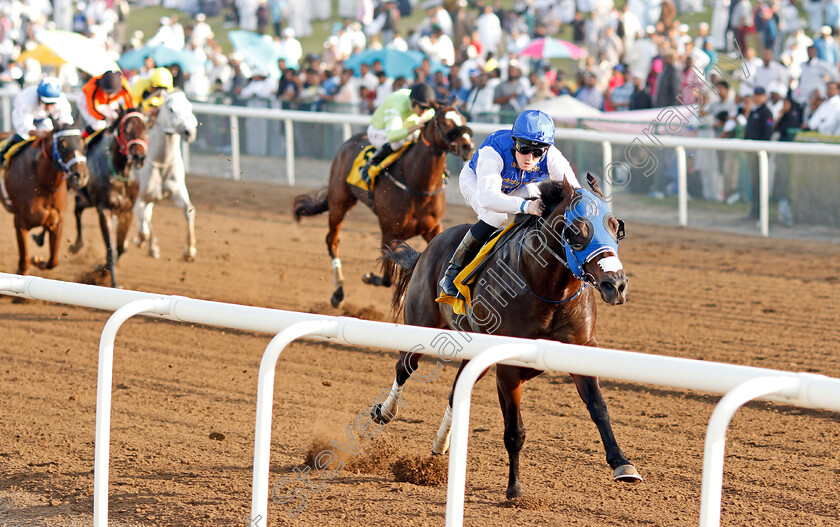 Shillong-0004 
 SHILLONG (Pat Cosgrave) wins The British University Dubai Handicap Jebel Ali 26 Jan 2018 - Pic Steven Cargill / Racingfotos.com