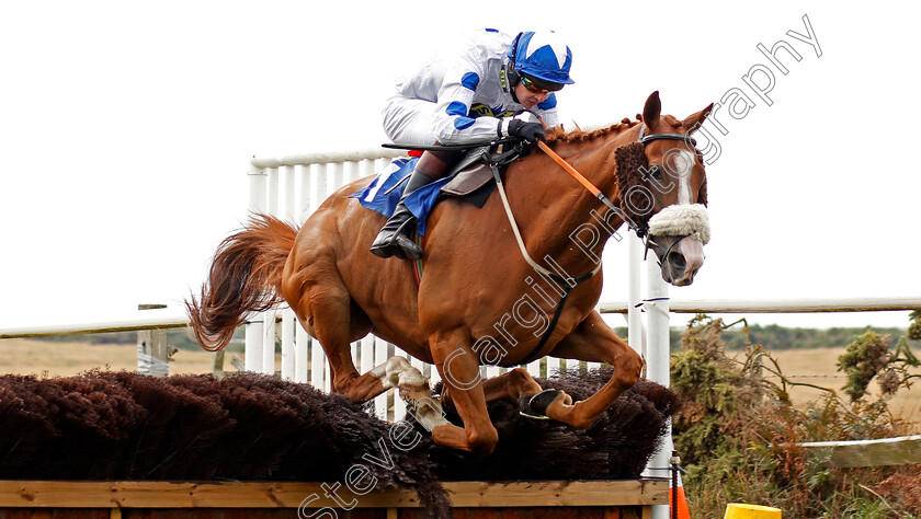 Magical-Thomas-0005 
 MAGICAL THOMAS (Brendan Powell) wins The Lady Brenda Cook Memorial Handicap Hurdle
Les Landes Jersey 26 Aug 2019 - Pic Steven Cargill / Racingfotos.com