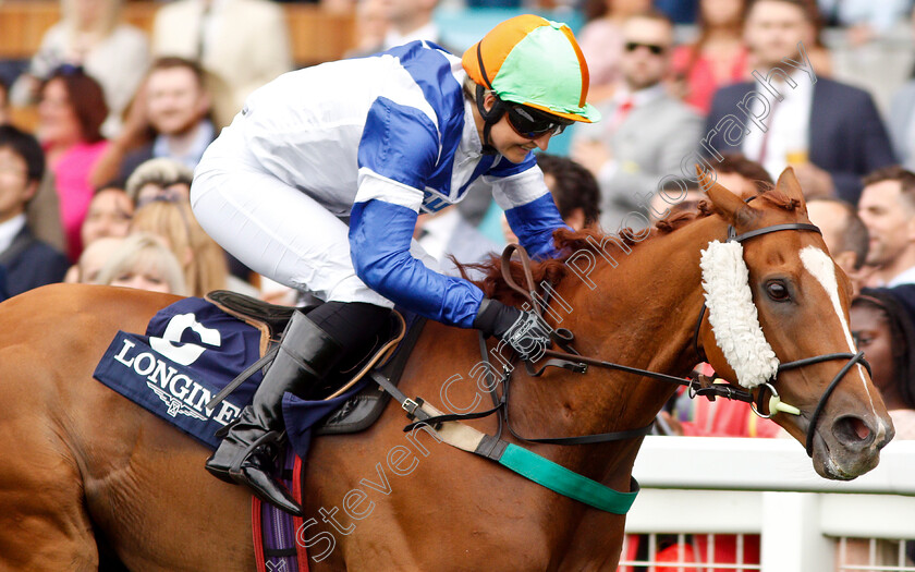 Redarna-0004 
 REDARNA (Emma Sayer) wins The Longines Handicap
Ascot 27 Jul 2019 - Pic Steven Cargill / Racingfotos.com