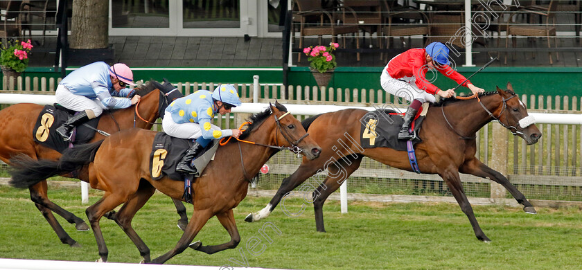 Therapist-0003 
 THERAPIST (farside, Rob Hornby) beats ZARA'S RETURN (nearside) in The Discover Newmarket Handicap
Newmarket 1 Jul 2023 - Pic Steven Cargill / Racingfotos.com