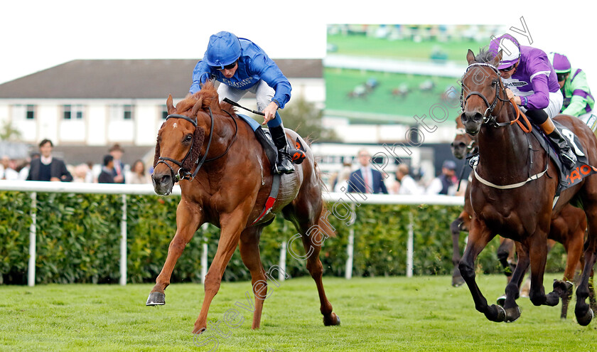 New-Kingdom-0003 
 NEW KINGDOM (William Buick) wins The Cazoo Handicap
Doncaster 8 Sep 2022 - Pic Steven Cargill / Racingfotos.com