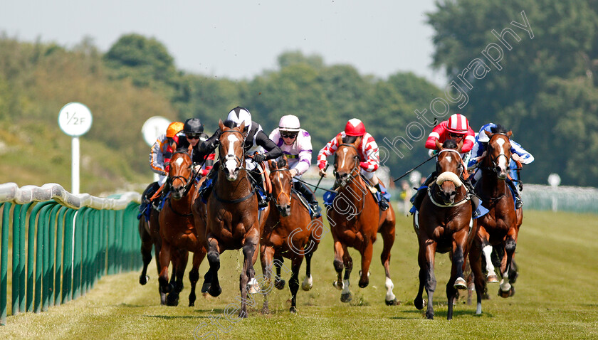 Cool-Exhibit-0001 
 COOL EXHIBIT (left, Silvestre De Sousa) beats SEMOUM (right) in The 188bet Mobile Bet10 Get20 EBF Novice Stakes Nottingham 22 May 2018 - Pic Steven Cargill / Racingfotos.com