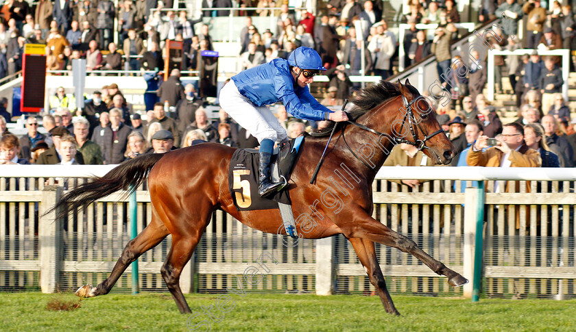 Zakouski-0003 
 ZAKOUSKI (William Buick) wins The 888sport Ben Marshall Stakes
Newmarket 30 Oct 2021 - Pic Steven Cargill / Racingfotos.com