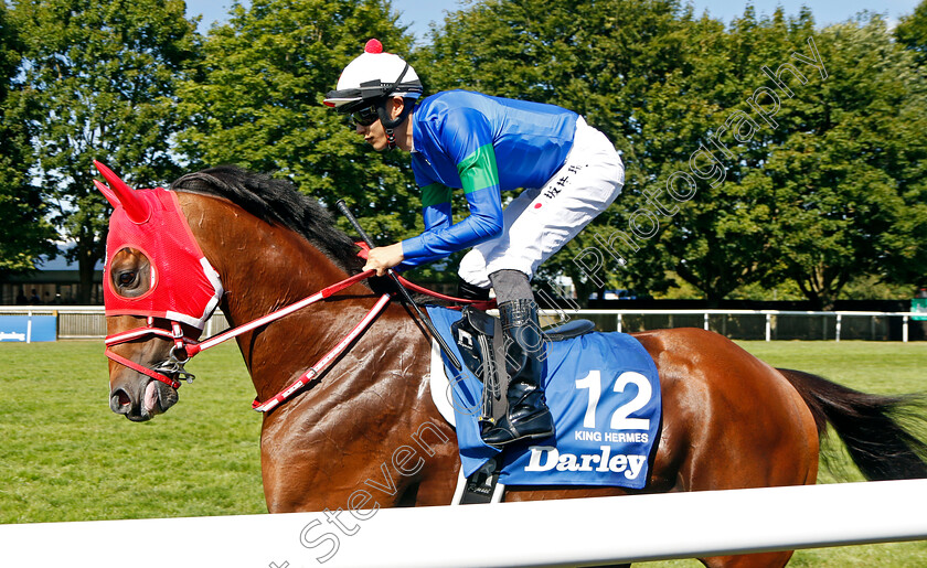 King-Hermes-0003 
 KING HERMES (Ryusei Sakai)
Newmarket 9 Jul 2022 - Pic Steven Cargill / Racingfotos.com