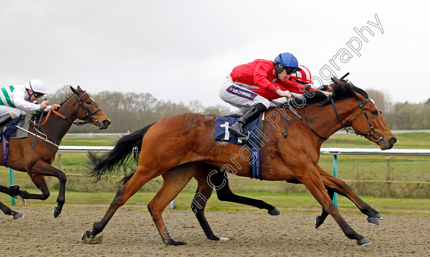 Surveyor-0001 
 SURVEYOR (Daniel Muscutt) wins The Get Raceday Ready Maiden Fillies Stakes
Lingfield 4 Apr 2024 - Pic Steven Cargill / Racingfotos.com