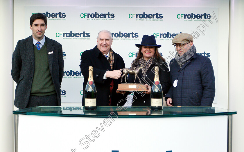 Cogry-0007 
 Presentation for The CF Roberts 25 Years Of Sponsorship Handicap Chase won by COGRY
Cheltenham 14 Dec 2018 - Pic Steven Cargill / Racingfotos.com