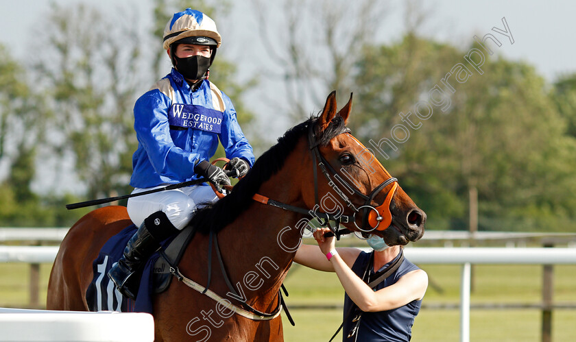 Cherish-0011 
 CHERISH (Mollie Phillips) winner of The Free Tips Daily On attheraces.com Handicap
Bath 23 Jun 2021 - Pic Steven Cargill / Racingfotos.com