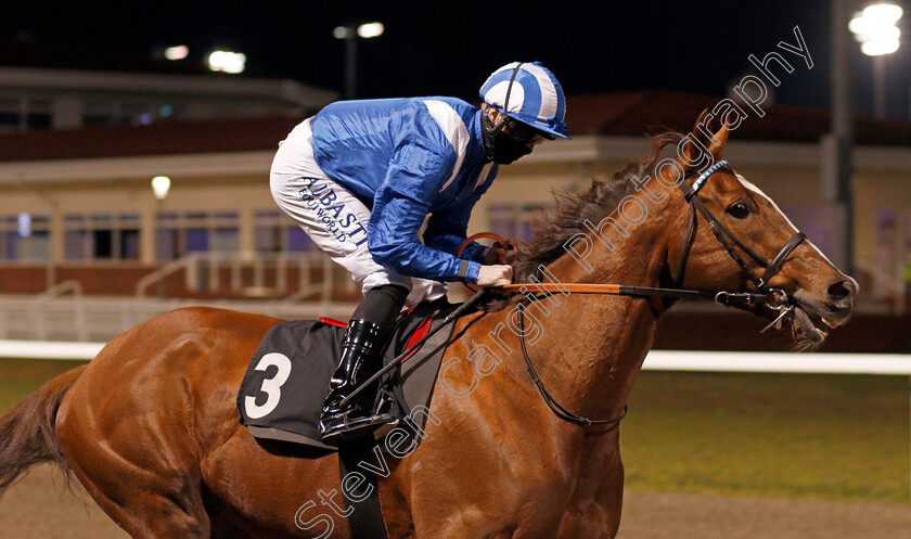 Khuzaam-0002 
 KHUZAAM (Jack Mitchell) winner of The chelmsfordcityracecourse.com Conditions Stakes
Chelmsford 4 Mar 2021 - Pic Steven Cargill / Racingfotos.com