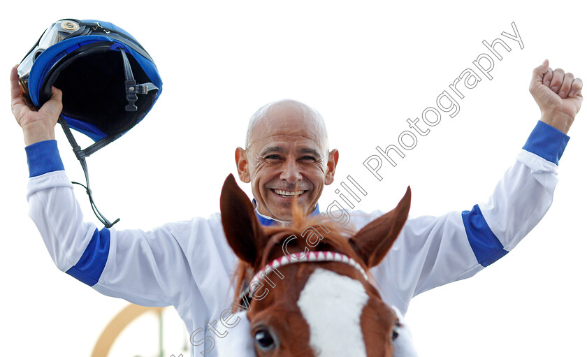 Mike-Smith-0003 
 Mike Smith after winning The International Jockeys Challenge Handicap Round2 on SUN HAT
King Abdulaziz Racetrack, Riyadh, Saudi Arabia 28 Feb 2020 - Pic Steven Cargill / Racingfotos.com