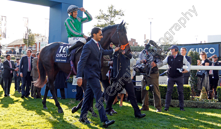 King-Of-Change-0012 
 KING OF CHANGE (Sean Levey) after The Queen Elizabeth II Stakes
Ascot 19 Oct 2019 - Pic Steven Cargill / Racingfotos.com