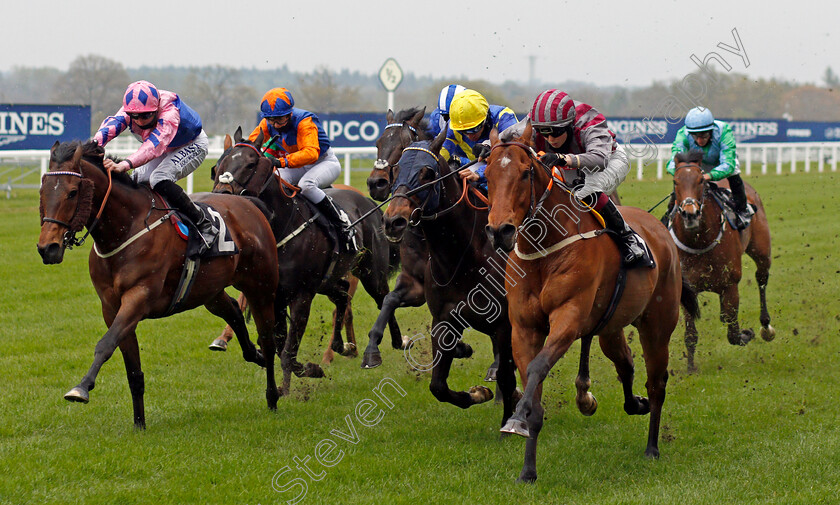 Pettochside-0005 
 PETTOCHSIDE (right, Saffie Osborne) beats HAN SOLO BERGER (left) in The Great Racing Welfare Cycle Handicap
Ascot 28 Apr 2021 - Pic Steven Cargill / Racingfotos.com