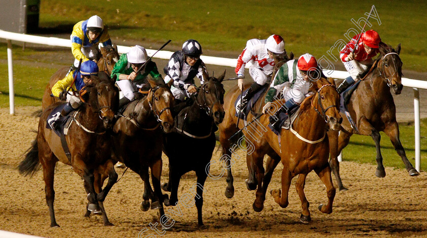 Zafaranah-0001 
 ZAFARANAH (right, Rob Hornby) beats ZORAYA (left) in The Ladbrokes Fillies Handicap 
Wolverhampton 7 Jan 2019 - Pic Steven Cargill / Racingfotos.com