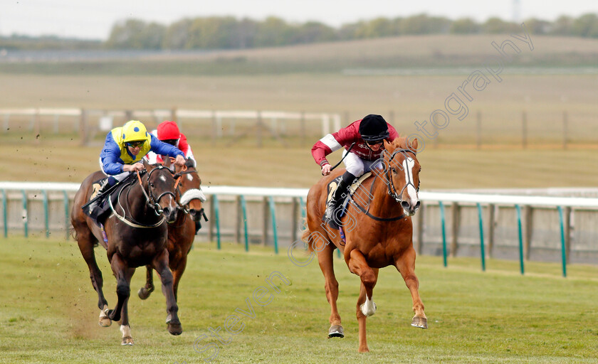 Dig-Two-0002 
 DIG TWO (James Doyle) beats MY DUBAWI (left) in The Betfair British EBF Maiden Stakes
Newmarket 2 May 2021 - Pic Steven Cargill / Racingfotos.com