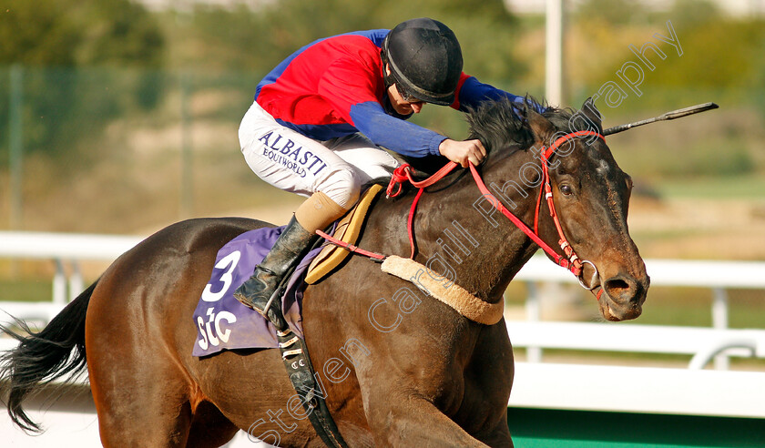 Alnashaas-0003 
 ALNASHAAS (Shane Foley) wins The STC International Jockeys Challenge Round 1
King Abdulaziz RaceCourse, Riyadh, Saudi Arabia 25 Feb 2022 - Pic Steven Cargill / Racingfotos.com