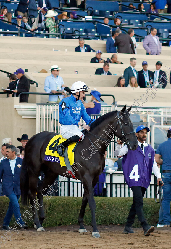 Al-Qudra-0001 
 AL QUDRA (James Doyle)
Del Mar 1 Nov 2024 - Pic Steven Cargill / Racingfotos.com