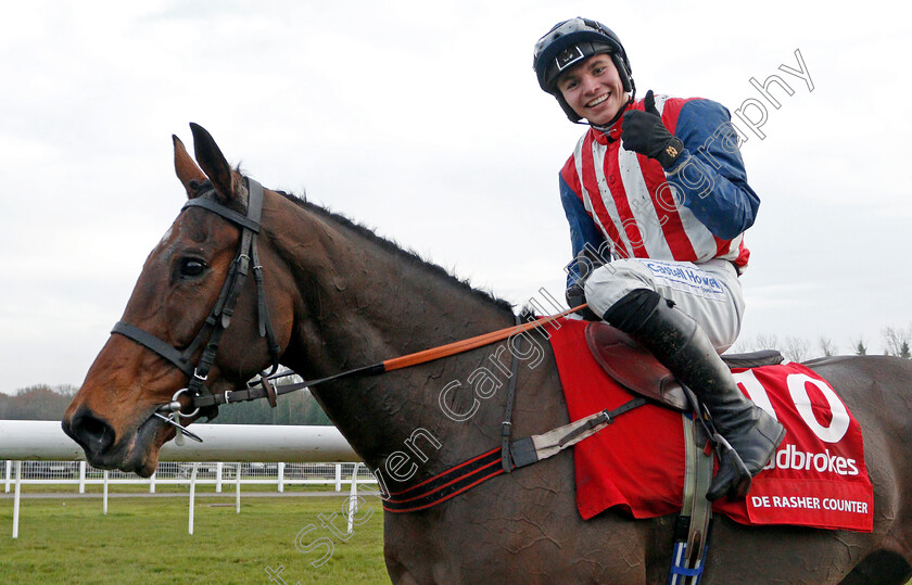 De-Rasher-Counter-0016 
 DE RASHER COUNTER (Ben Jones) after The Ladbrokes Trophy Handicap Chase
Newbury 30 Nov 2019 - Pic Steven Cargill / Racingfotos.com