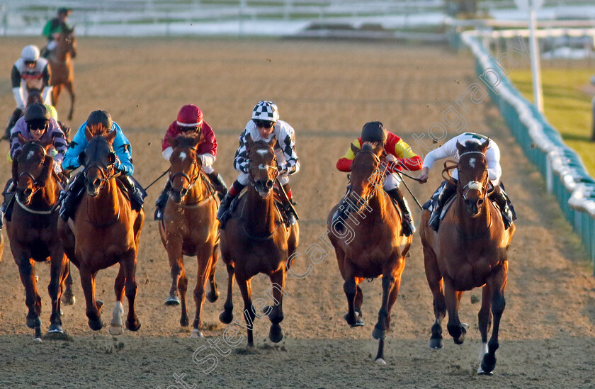 Super-Den-0005 
 SUPER DEN (right, Tom Marquand) wins The Spreadex Sports £300 Spread Betting Cashback Handicap
Lingfield 21 Jan 2023 - Pic Steven Cargill / Racingfotos.com