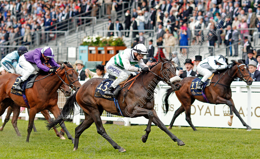 Sandrine-0005 
 SANDRINE (David Probert) wins The Albany Stakes
Royal Ascot 18 Jun 2021 - Pic Steven Cargill / Racingfotos.com