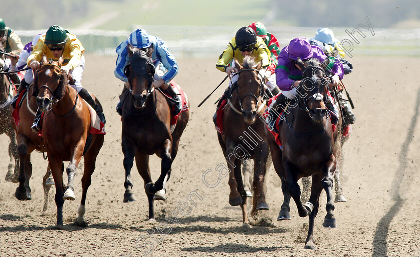 Heavenly-Holly-0002 
 HEAVENLY HOLLY (right, Ryan Moore) beats CRY BABY (left) in The Ladbrokes All-Weather Fillies And Mares Championships Stakes
Lingfield 19 Apr 2019 - Pic Steven Cargill / Racingfotos.com