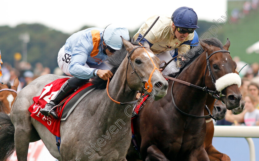 Shouldvebeenaring-0006 
 SHOULDVEBEENARING (left, Sean Levey) beats WASHINGTON HEIGHTS (right) in The Goffs UK Harry Beeby Premier Yearling Stakes
York 18 Aug 2022 - Pic Steven Cargill / Racingfotos.com