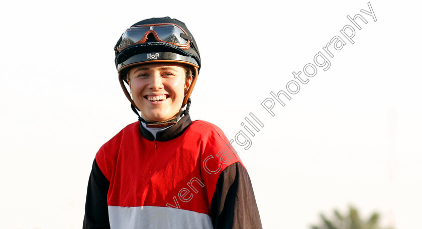 Saffie-Osborne-0001 
 Saffie Osborne at The International Jockeys Challenge 
King Abdulaziz Racecourse, Saudi Arabia, 23 Feb 2024 - Pic Steven Cargill / Racingfotos.com