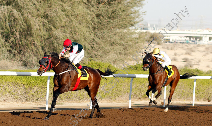 Kunani-0002 
 KUNANI (Ben Curtis) wins The Dubai Duty Free Handicap
Jebel Ali 11 Jan 2019 - Pic Steven Cargill / Racingfotos.com