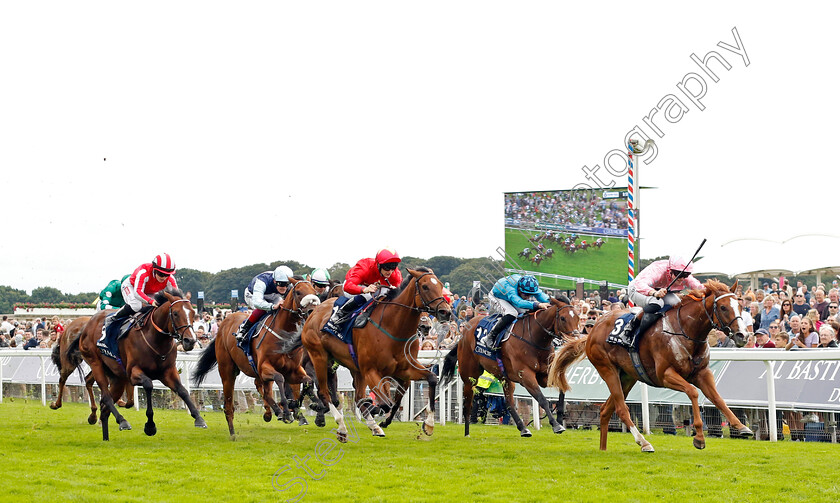 Live-In-The-Dream-0007 
 LIVE IN THE DREAM (Sean Kirrane) beats HIGHFIELD PRINCESS (centre) in The Coolmore Nunthorpe Stakes
York 25 Aug 2023 - Pic Steven Cargill / Racingfotos.com