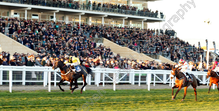 Elixir-De-Nutz-0001 
 ELIXIR DE NUTZ (Harry Cobden) wins The Sky Bet Supreme Trial Novices Hurdle
Cheltenham 18 Nov 2018 - Pic Steven Cargill / Racingfotos.com