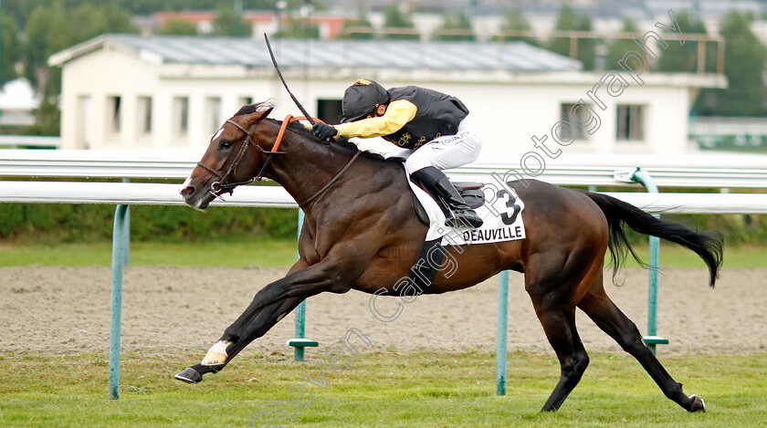 Columbus-0003 
 COLUMBUS (A Madamet) wins The Prix Michel Houyvet
Deauville 3 Aug 2024 - Pic Steven Cargill / Racingfotos.com