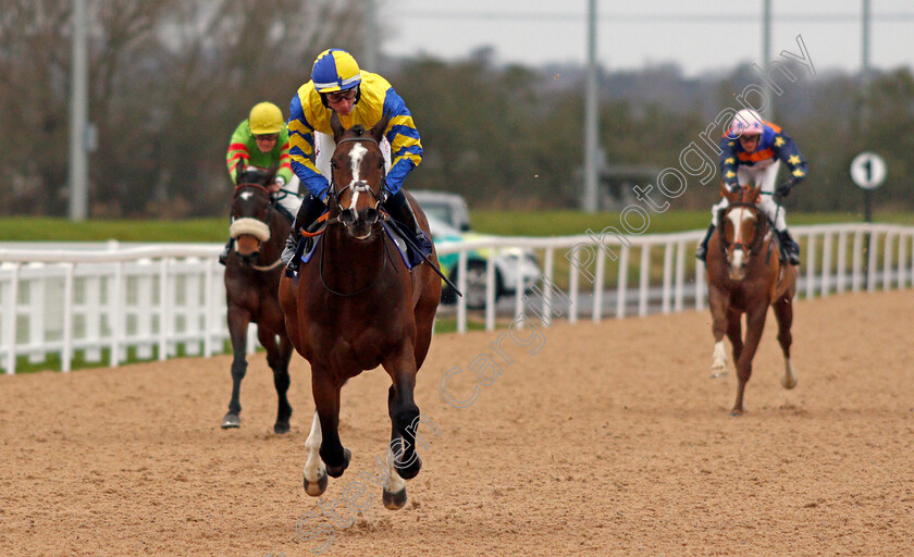 Chase-The-Dollar-0003 
 CHASE THE DOLLAR (Rossa Ryan) wins The Heed Your Hunch At Betway Handicap
Southwell 13 Feb 2022 - Pic Steven Cargill / Racingfotos.com