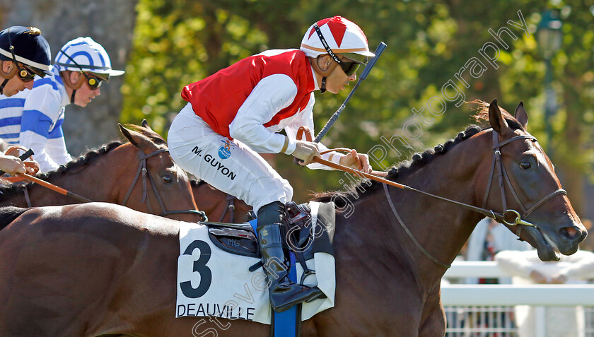 Ocean-Vision-0009 
 OCEAN VISION (Maxime Guyon) wins The Prix de la Vallee d'Auge
Deauville 6 Aug 2022 - Pic Steven Cargill / Racingfotos.com