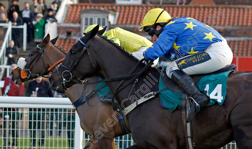 Picanha-0005 
 PICANHA (Tabitha Worsley) wins The Larkshill Engineering Maiden Hurdle
Warwick 9 Dec 2021 - Pic Steven Cargill / Racingfotos.com