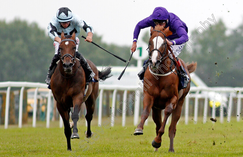 Maglev-0005 
 MAGLEV (left, Tom Marquand) beats MANACCAN (right) in The British Stallion Studs EBF Novice Stakes
Yarmouth 1 Jul 2021 - Pic Steven Cargill / Racingfotos.com