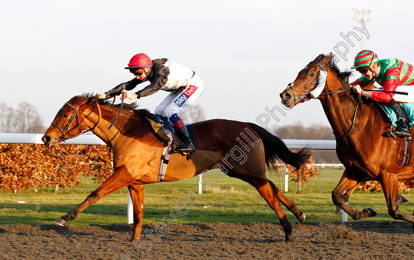 Katie-Lee-0005 
 KATIE LEE (Fran Berry) wins The 100% Profit Boost At 32Redsport.com Handicap
Kempton 4 Jan 2019 - Pic Steven Cargill / Racingfotos.com