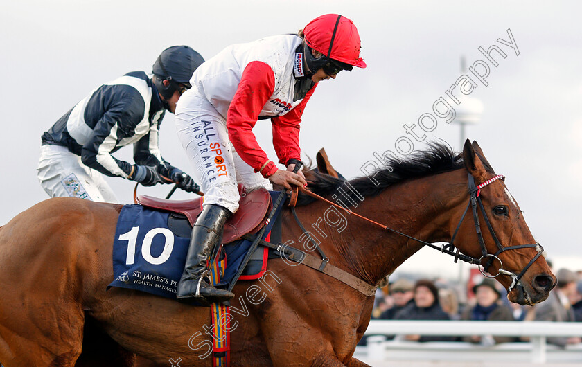 Pacha-Du-Polder-0005 
 PACHA DU POLDER (Harriet Tucker) wins The St James's Place Foxhunter Challenge Cup Cheltenham 16 mar 2018 - Pic Steven Cargill / Racingfotos.com