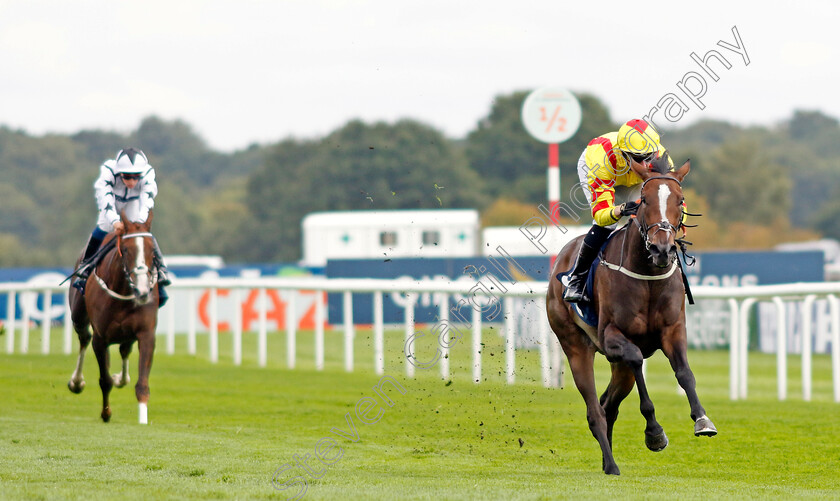 Bonny-Angel-0004 
 BONNY ANGEL (John Fahy) wins The British Stallion Studs EBF Carrie Red Fillies Nursery
Doncaster 8 Sep 2022 - Pic Steven Cargill / Racingfotos.com