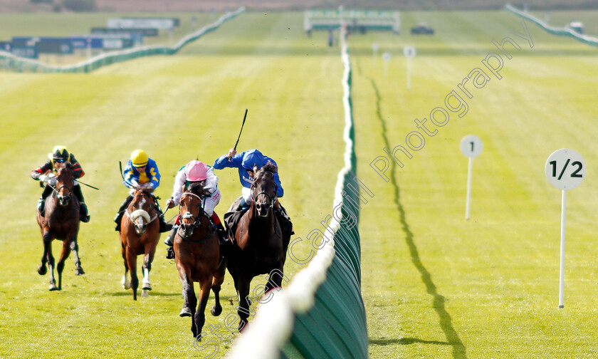 Purser-0002 
 PURSER (2nd right, Frankie Dettori) beats SYMBOLIZATION (right) in The British EBF bet365 Conditions Stakes Newmarket 17 Apr 2018 - Pic Steven Cargill / Racingfotos.com