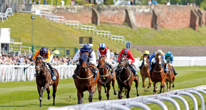 Democracy-Dilemma-0001 
 DEMOCRACY DILEMMA (George Downing) wins The British Stallion Studs EBF Maiden Stakes
Chester 5 May 2022 - Pic Steven Cargill / Racingfotos.com